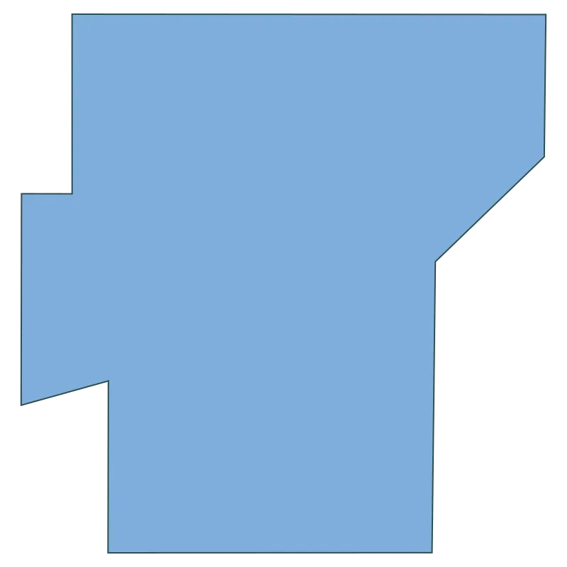 Hughes County Map
