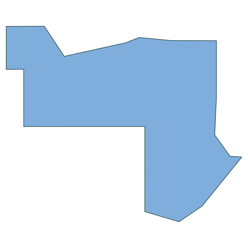 Muskogee County Map