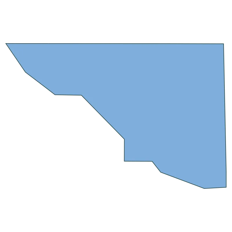 Woods County Map